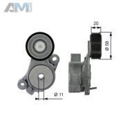 Натяжитель ремня генератора GATES (T39040) Volkswagen B7 (2010-2016) 1.4TSI