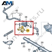 Кронштейн клапана адсорбера VAG 06L133519B