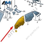 Стекло двери переднее левое Audi A8 (D5) 2018-2024 4N0845021