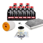 Набор ТО-1/3 для Ауди А7 (4G) 4.0TFSI RS7 (560/605 л.с.) с маслом Motul 5W30