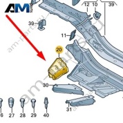 Усилитель Audi A6 (C8) 2019-2024 4K0802277
