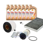 Комплект фильтров для ТО-2/4 Audi A5 (8T) 3.0TFSI с маслом Shell 0W30