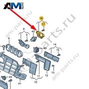 Крепежная пластина Audi A8 (D4) 2014-2017 4H0853795C