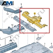 Поперечина сиденья Volkswagen id3 2020-2024 1EA803301
