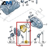 Крышка электромагнитной муфты VAG 06E145851