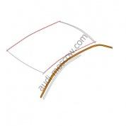 Декоративная накладка крыши для Audi A5 8T0853703F2ZZ