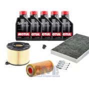 Набор фильтров на ТО-2/4 Ауди А4 (В9) 45 TFSI S-tronic/2.0 TFSI 249 л.с масло Motul 5W30