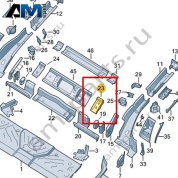 Соединительный элемент Volkswagen id3 2020-2024 1EA803509