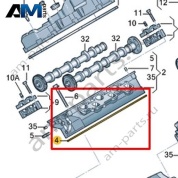 Прокладка ГБЦ (металл) VAG 059103148AC