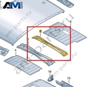 Поперечная балка крыши Volkswagen id4/id5 2021-2024 11A817097