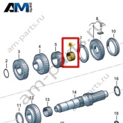 Игольчатый подшипник VAG 0CB311132F