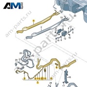 Топливопровод Audi Q7 (4M) 2016-2024 4M0201544AF