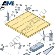Верхняя часть корпуса АКБ Volkswagen id3 2020-2024 1EA804841AB