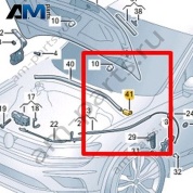 Шумоизоляция водоотводного короба Volkswagen Taos 2021-2023 2GL864759A