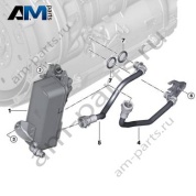 Обратный маслопровод АКП 17228654880 BMW 3 серии G20/21