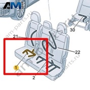 Жгут проводов подушки сиденья Volkswagen id-Buzz 2023-2024 1T3971366