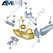 Светодиодный задний фонарь правый на крыле Volkswagen id-Buzz 2023-2024 1T3945208C