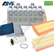 Комплект фильтров MANN с маслом 5W30 229.52 для ТО-1 Mercedes S580