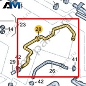 Шланг системы охлаждения Volkswagen AMAROK 2013-2016 2H0121073BC