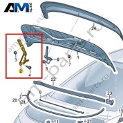 Петля капота правая Volkswagen id3 2020-2024 10A823302A
