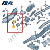Крепежный кронштейн Volkswagen id-Buzz 2023-2024 1N3803448