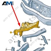 Чашка амортизаторной стойки Audi Q8 e-tron 2024-2024/Audi e-tron 2019-2023 4KE805139A