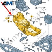 Поперечные рейлинги Audi Q8 e-tron 2024-2024/Audi e-tron 2019-2023 4KL863243