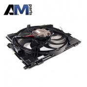 Кожух вентилятора с вентилятором 17427640513 на BMW F30 318i