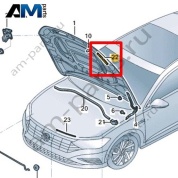 Уплотнитель Volkswagen Jetta VII 2020-2024 17A823709