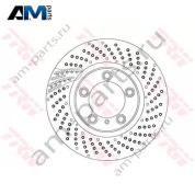 Передний правый тормозной диск 330х28 (TRW) DF6541S для Porsche Boxster 2012-2016 III (981)