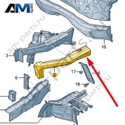 Замыкающая панель Audi Q8 e-tron 2024-2024/Audi e-tron 2019-2023 4KE805029