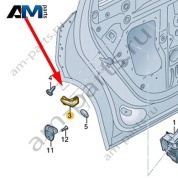 Подкладка Audi Q8 e-tron 2024-2024/Audi e-tron 2019-2023 4KE839087
