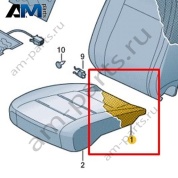 Наполнитель подушки сиденья Volkswagen T-Roc 2018-2024 2GA881375