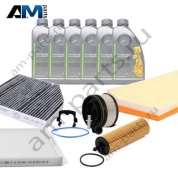 Комплект фильтров ТО-2 для Mercedes GLC 220d с маслом 5W30 МB 229.52