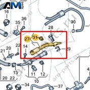 Топливопровод VAG 059130296AB