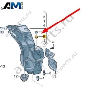 Резиновая опора Audi Q7 (4M) 2016-2024 4M0201840