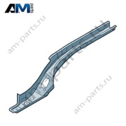 Лонжерон (слева сзади) без удлинителя на Поло Седан (рестайлинг) 6RU803505