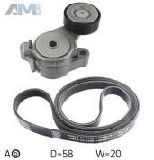 Комплект замены ремня генератора SKF (VKMA31125) для Volkswagen B7 (2010-2016) 1.4TSI