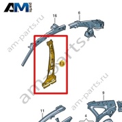 Внутренняя часть стойки В Volkswagen Jetta VII 2020-2024 17A809443A