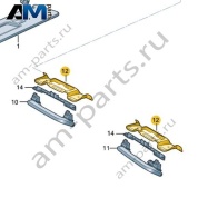 Кронштейн ручки Volkswagen id4/id5 2021-2024 11A858687