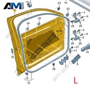 Дверь передняя левая (водительская) Volkswagen Тигуан 57G831055A