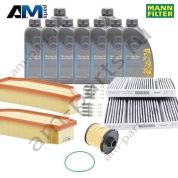 Набор фильтров MANN с маслом 5W40 229.5 для ТО-2 Mercedes AMG S 63