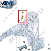 Деформируемый кронштейн Volkswagen id4/id5 2021-2024 11A821429A