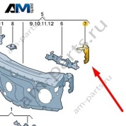 Держатель Audi A8 (D5) 2018-2024 4N0802938C