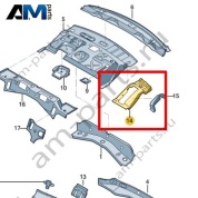 Соединительный элемент Volkswagen Jetta VII 2020-2024 17A813561A