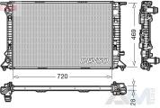 Основной радиатор ОЖ DENSO (DRM02022) на Audi A7 (4G) 2011-2018 2.0TDI