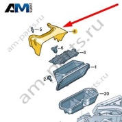 Водосточный желоб Audi Q8 e-tron 2024-2024/Audi e-tron 2019-2023 4KL819979C