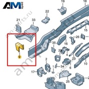 Соединительный элемент Volkswagen id-Buzz 2023-2024 1N3802135