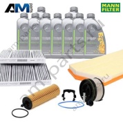 Комплект фильтров MANN с маслом 5W30 229.52 для ТО-2 Mercedes S400d