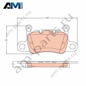 Задние тормозные колодки TRW GDB2104 для Porsche Panamera II